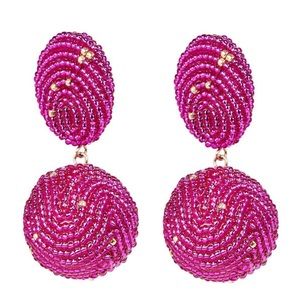 Susana Vega's Conte Pink and Gold Drop Earrings from Intermix